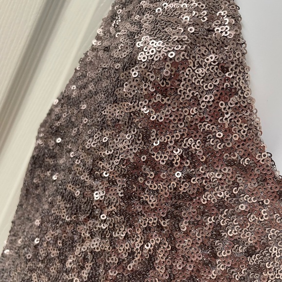 Velvet Brand Sequin Sleeveless Party Dress - Rose/Pale Purple - Picture 5 of 8